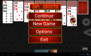 Spiderette Solitaire HD screenshot 0