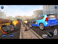 US Police Hummer Car Quad Bike Police Chase Game screenshot 3