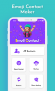 Emoji Contact Editor - Contact Emoji Maker 2020 screenshot 0