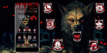 Wolf Blut Dunkelheit Launcher screenshot 3