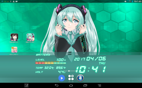 Miku 2D Anime LiveWallpaper screenshot 7