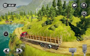 Tractor Trolley Farming Transport: Offroad Drive screenshot 2