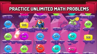 Monster Math Duel: Fun arithme screenshot 1
