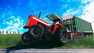 Drive Tractor Trolley Offroad 2021:3D Cargo Games screenshot 0