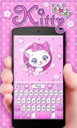 Kitty GO Keyboard Theme screenshot 3