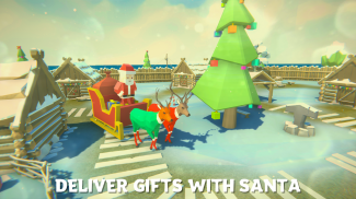 ❄ Deer Simulator Christmas Game 3D Family Xmas screenshot 0