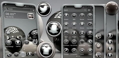 3D Glossy Ball Theme