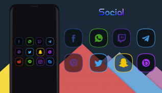 DarkNeon Icon Pack screenshot 2