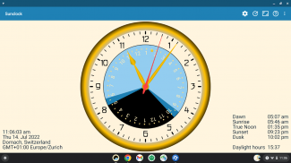 Sonnenuhr - Astronomische Uhr screenshot 1