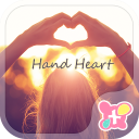 ★Thèmes gratuits★Hand Heart Icon