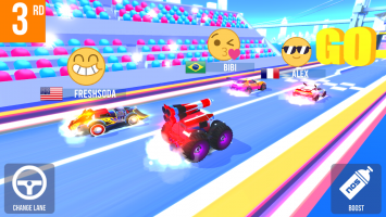 SUP Multiplayer Racing Screen