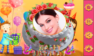 Name Photo on Birthday Cake – Love Frames Editor screenshot 3