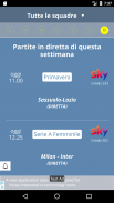 Partite in tv | Palinsesto screenshot 0