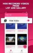 Hidden Screen Recorder- hide videos & lock app screenshot 2
