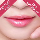 Get Soft Pink Lips Naturally Icon