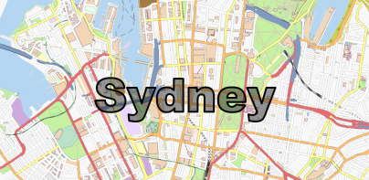 Sydney Offline City Map