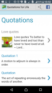 Quotations for Life screenshot 2