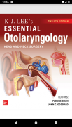 KJ Lee's Essential Otolaryngology, 12th Edition screenshot 4