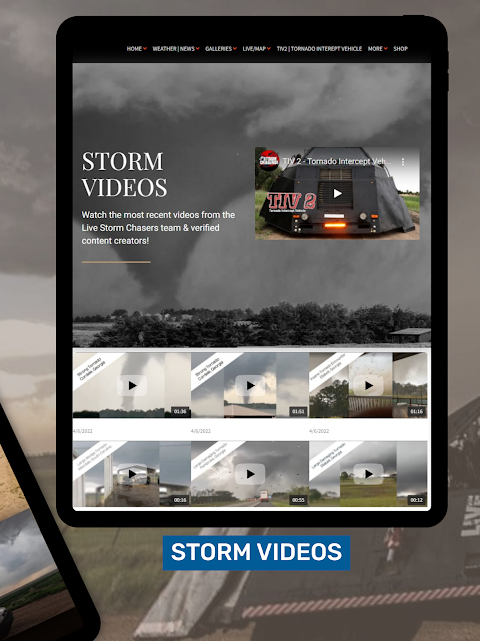 More on new Storm Chasers video display