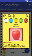 Color Words: Vocabulary Notebook screenshot 6