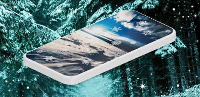 White Snow 3D Live Wallpaper