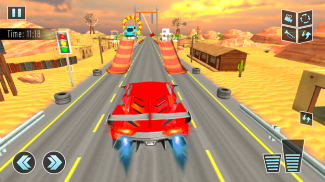 3D Mega Ramp Tricky Car Stunt screenshot 2