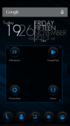 Next Launcher Theme RubberBlue screenshot 5