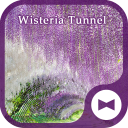 Wallpaper Wisteria Tunnel