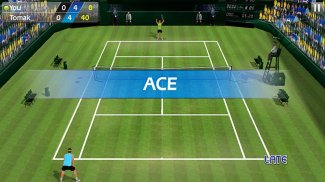 Le tennis chiquenaudé 3D screenshot 1