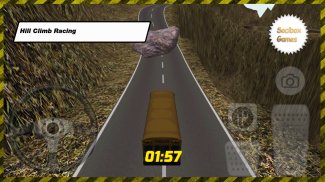 School Bus Hill Climb Racing screenshot 0
