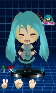 3D Miku finger-guessing game screenshot 1