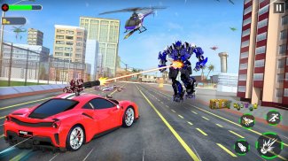 Robot Helicopter Gunship Strike 3D: Robot Games 3D screenshot 1