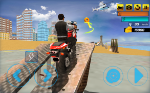 Superhero Stunt Bike Simulator screenshot 4