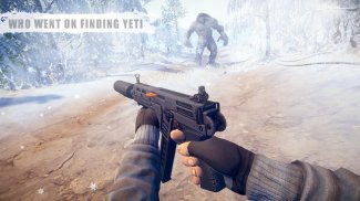 Yeti Finding Monster Hunting: Survival Game screenshot 7