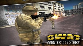 SWAT Sayaç Şehir Strike 3D screenshot 11