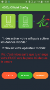 4G Dz configuration officiel screenshot 1