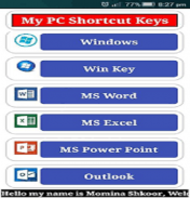 PC/Laptop Shortcut Keys screenshot 3