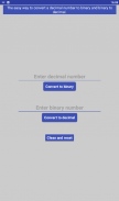 Decimal And Binary Converter screenshot 0