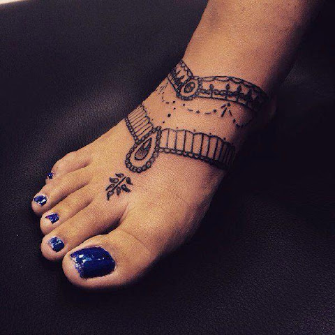 40 Tribal Foot Tattoos For Men  Manly Design Ideas