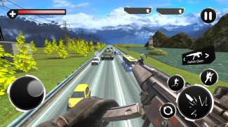 Traffic Sniper Shoot - FPS Gun War screenshot 1