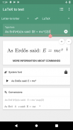 LaTeX equation editor: Unicode Math Symbols screenshot 0