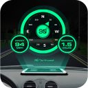 GPS Compass Navigator & HUD Speedometer Icon