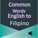 Common Words English Filipino Icon