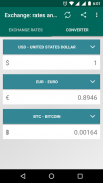 XRT: Exchange rates, converter screenshot 1