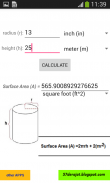 Cylinder Calculator screenshot 3