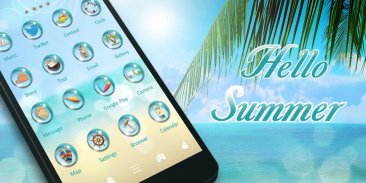 Hello Summer GO Launcher Theme screenshot 4