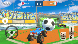 Canavar Kamyon Futbol Oyunu 3D screenshot 0