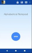 Alphabetical Notepad screenshot 7