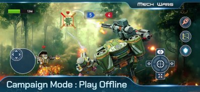 Mech Wars - Batalhas online screenshot 4