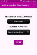 Vehicle Number Plates Creator screenshot 0